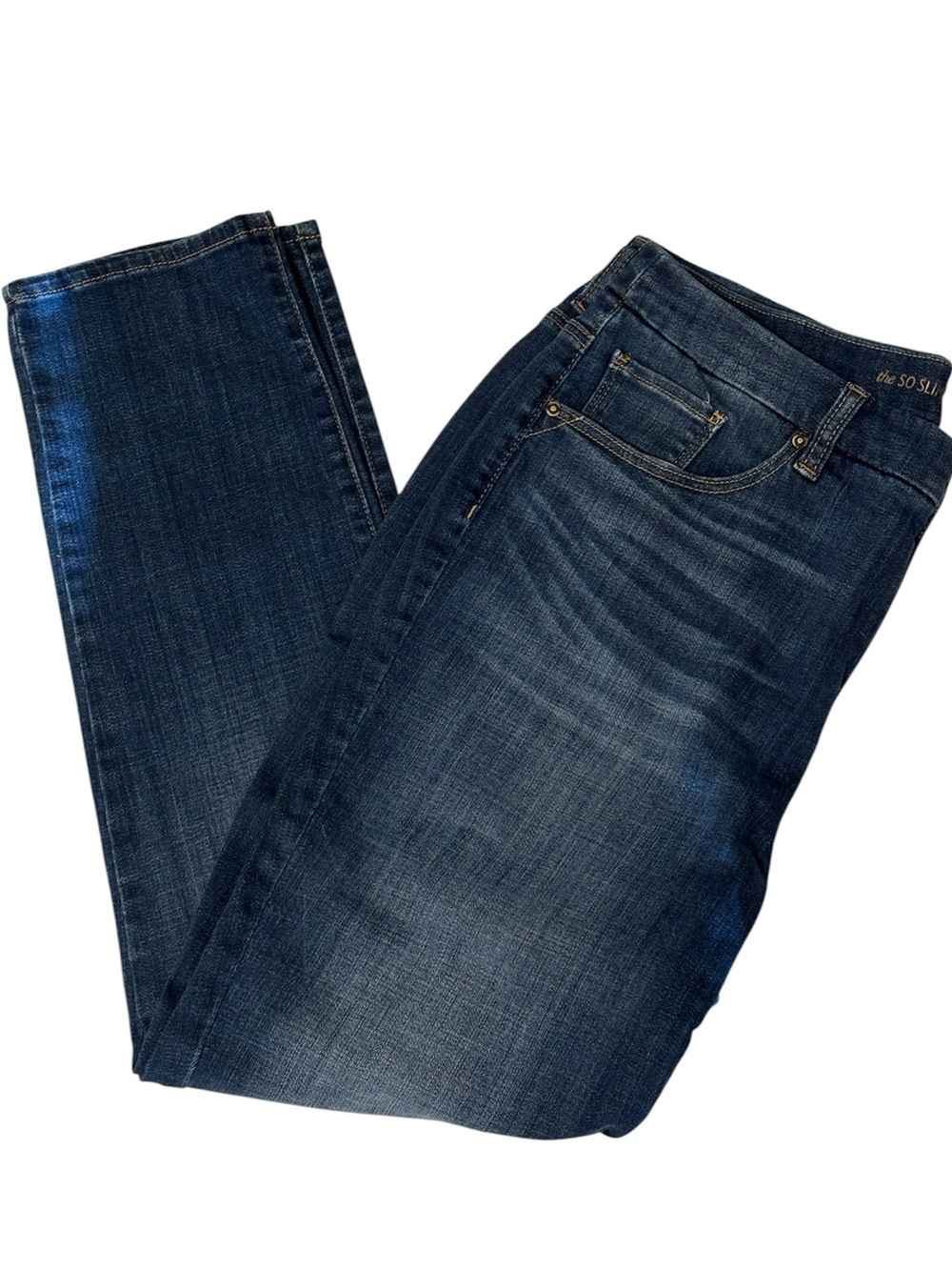 CHICO’S So Slimming  Girlfriend Ankle Jeans Size 1R (8)